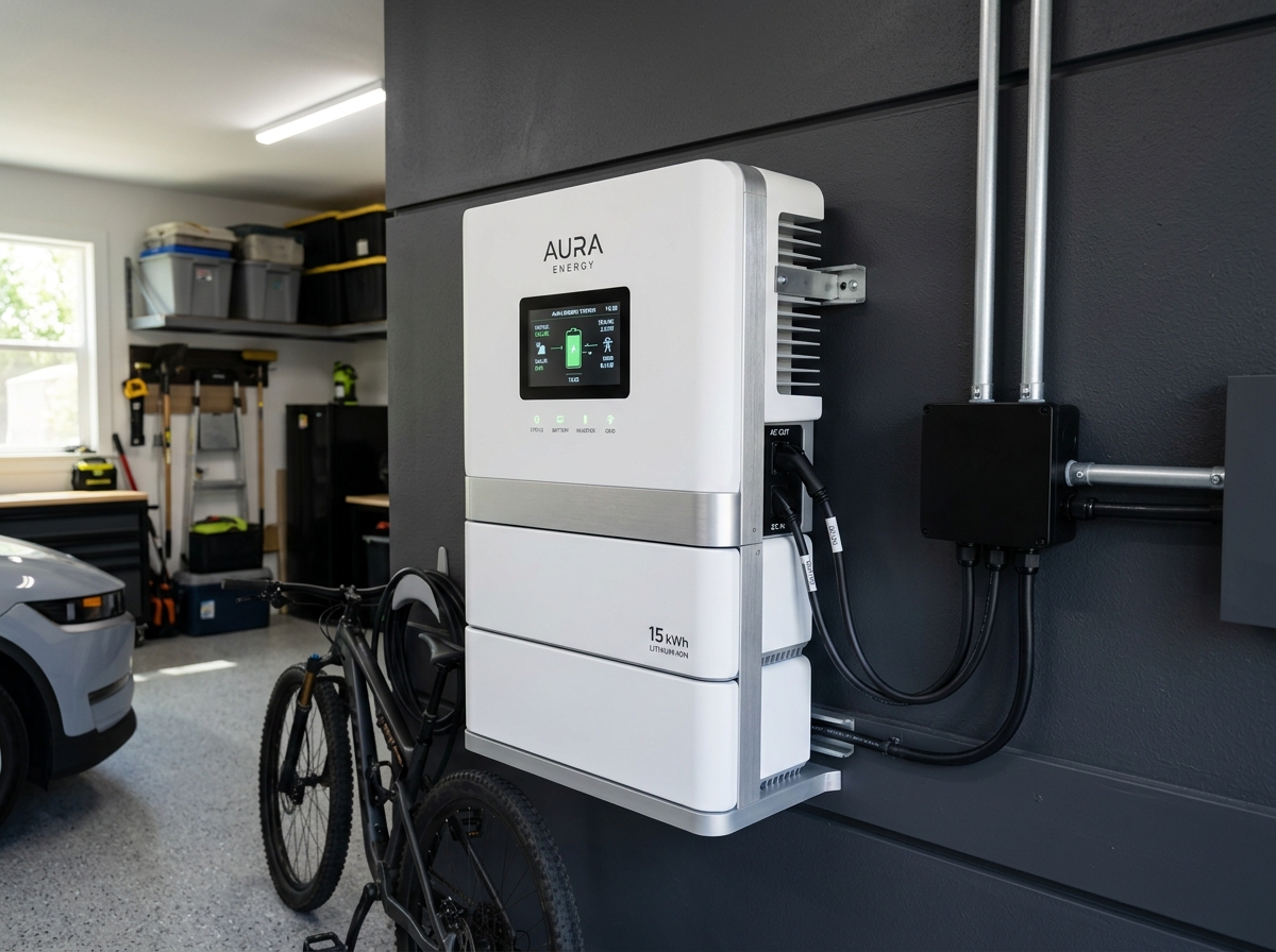 Sistema híbrido solar baterías Pientalo